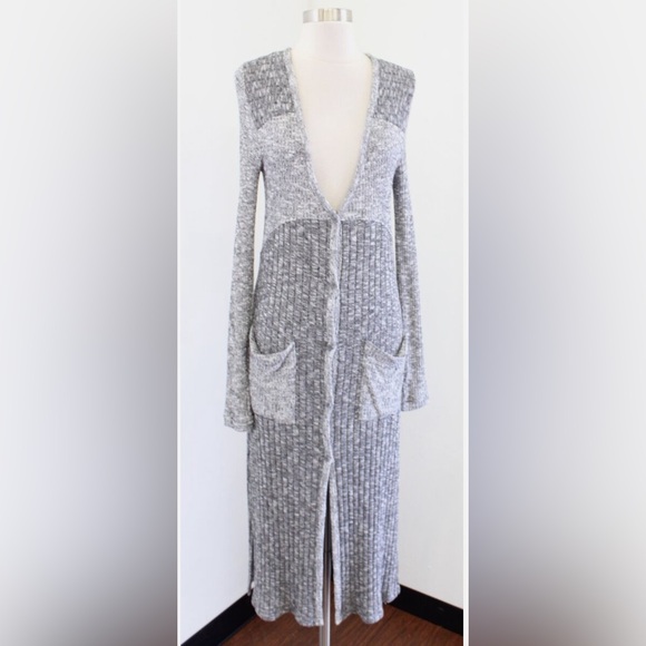 Anthropologie Saturday Sunday Grey duster from - Size S - Picture 2 of 16
